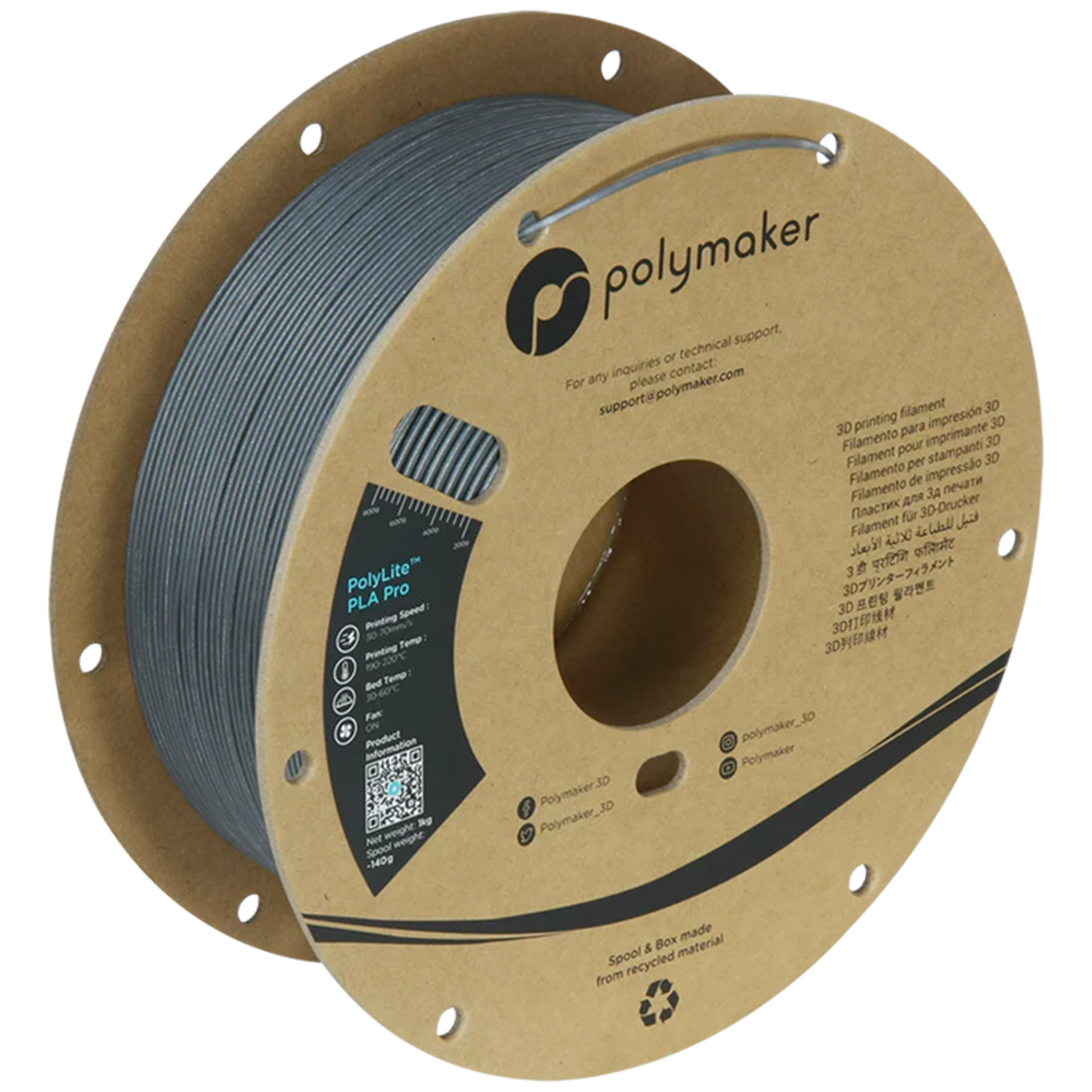 PolyLite™ Metallic PLA Pro