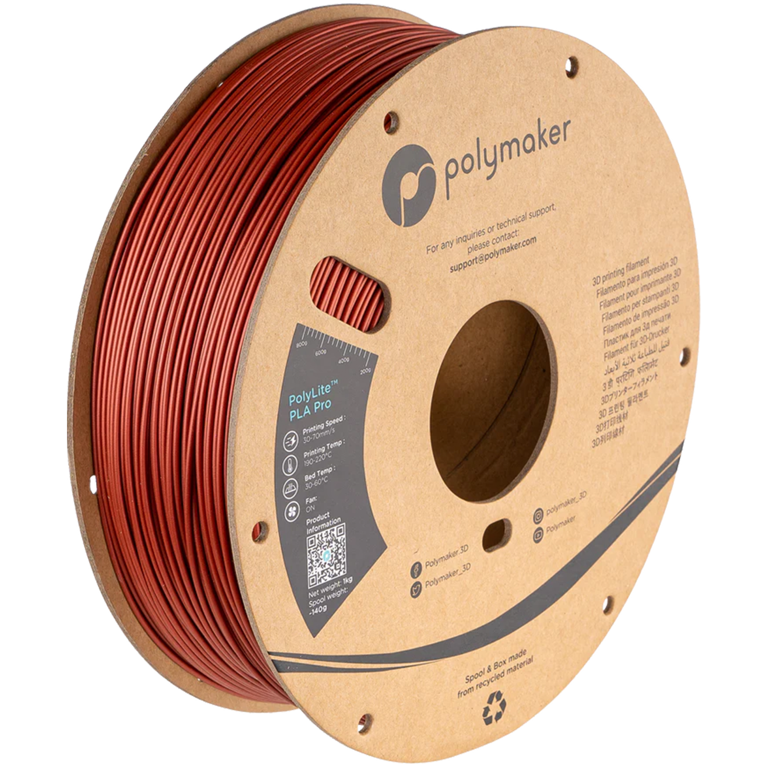 PolyLite™ Metallic PLA Pro