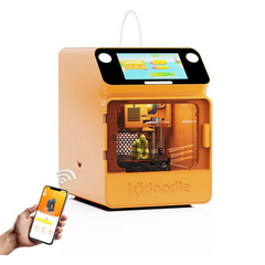 20%OFF Flash Deal | Kidoodle MiniBox A1: 3D Printer for Kids, Unleash Creativity with Kidoodle, 600mm/s High Speed, AutoLiv/Design Safe for Kids/5" Touch Screen, Wi-Fi/App Control, Easy to Install at Home/School