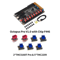 BIGTREETECH Stealthy Hi-Speed High-Voltage Kit Octopus PRO TMC5160T Pro TMC2209 BTT PI Upgrade For Klipper Voron DIY 3D Printer