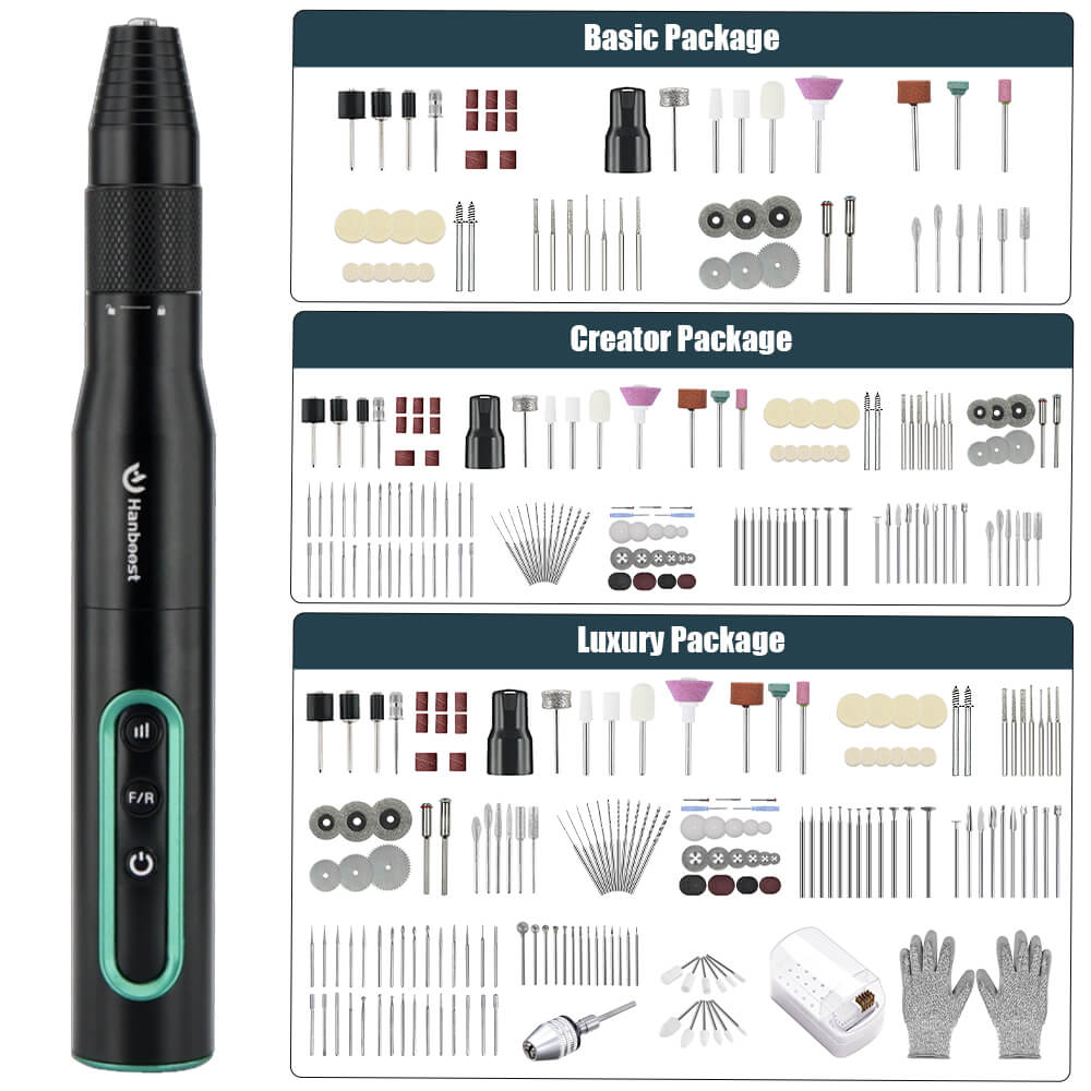 Hanboost S2 Electric Cordless Rotary Tool Kits for DIY Maker & Craftsmen