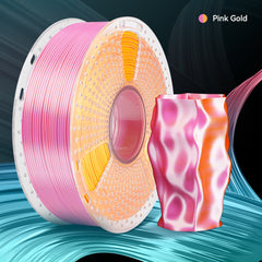 [MOQ: 3KG] Multi-Color SILK Filament(Dual-color, Tri-color and Four-color) 3D Printer Filament 1KG
