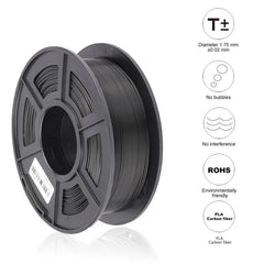 [MOQ: 3KG] PLA Carbon Fiber 3D Printer Filament 1KG, filled with 15% Carbon Fiber