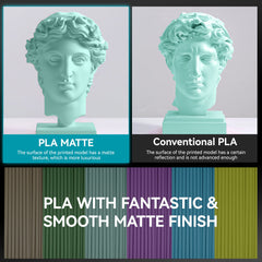 [MOQ: 6KG] High Speed Matte PLA 3D Printer Filament 1KG