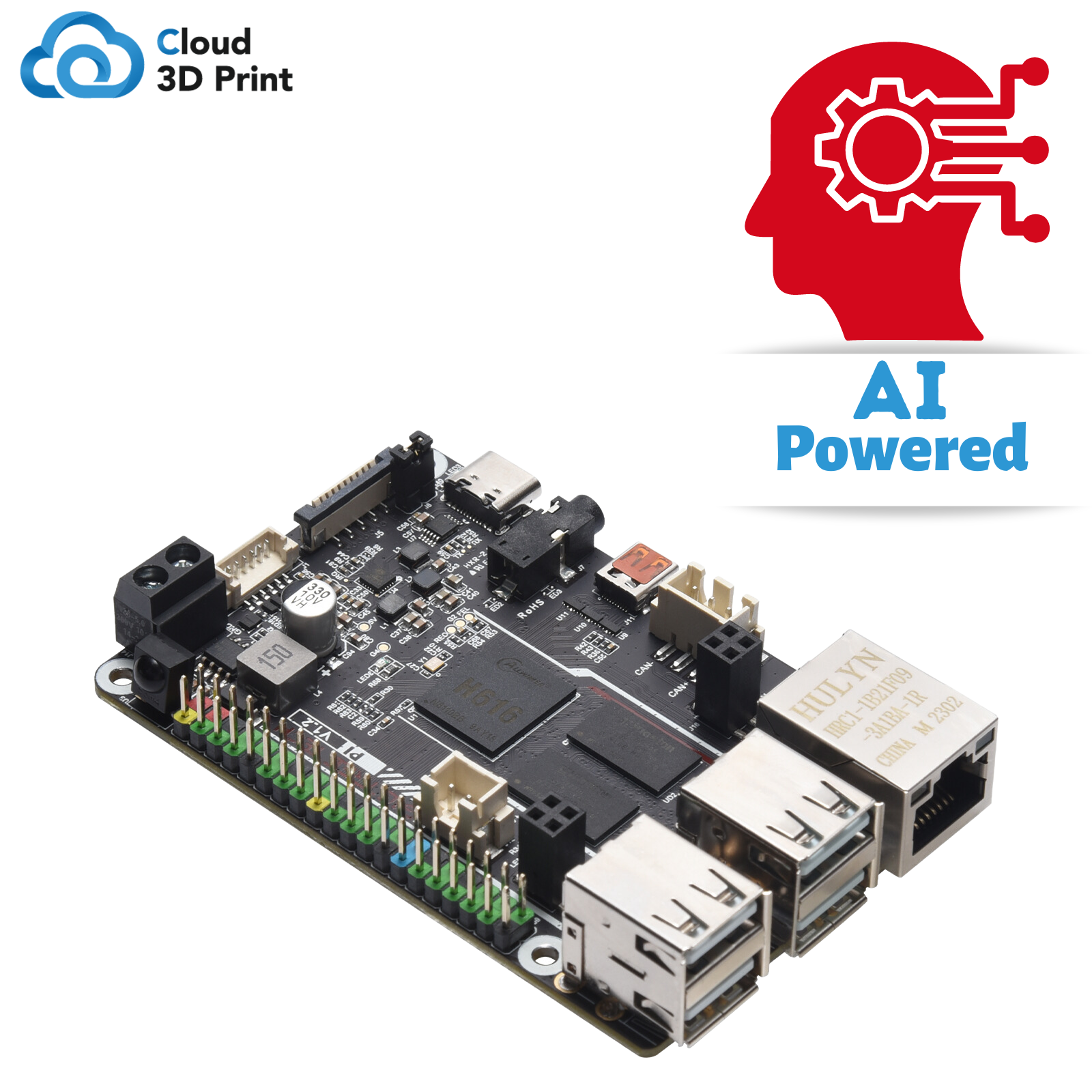 BIGTREETECH BTT Pi + Cloud 3D Print