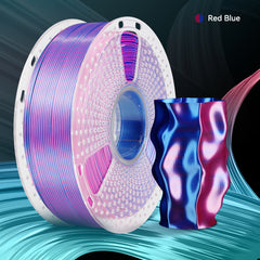[MOQ: 3KG] Multi-Color SILK Filament(Dual-color, Tri-color and Four-color) 3D Printer Filament 1KG