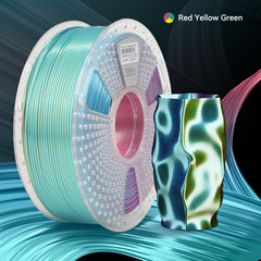[MOQ: 3KG] Multi-Color SILK Filament(Dual-color, Tri-color and Four-color) 3D Printer Filament 1KG