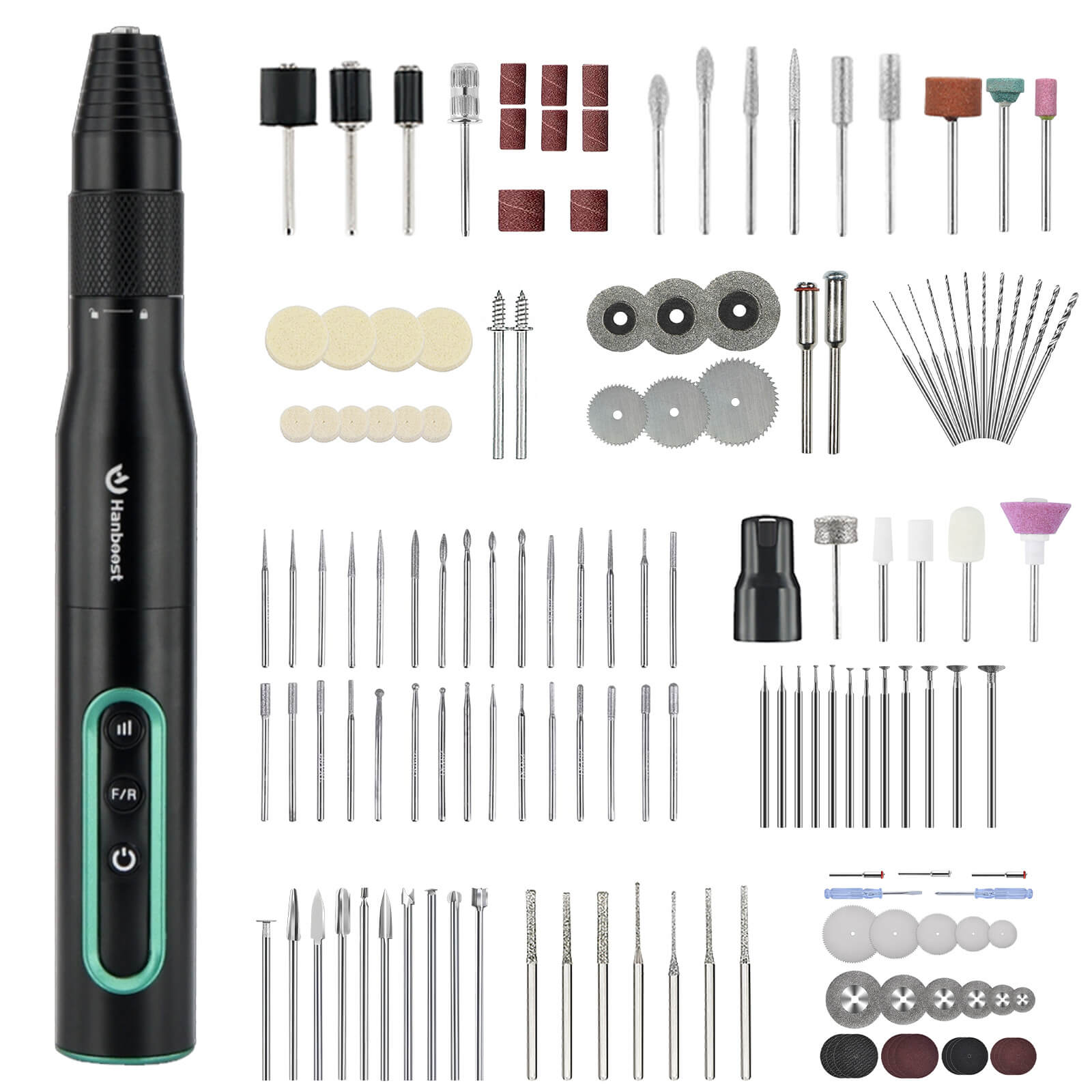 Hanboost S2 Electric Cordless Rotary Tool Kits for DIY Maker & Craftsmen