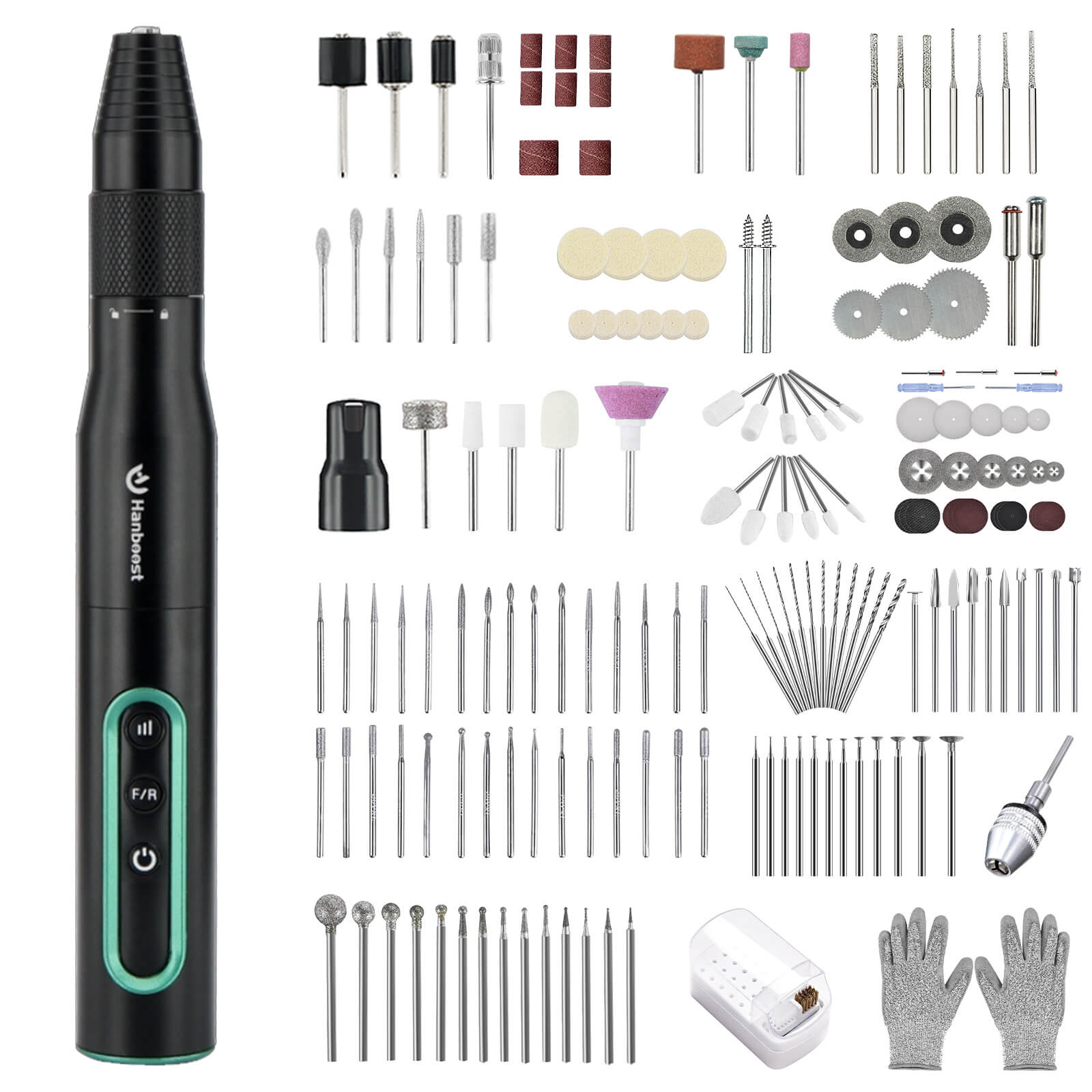 Hanboost S2 Electric Cordless Rotary Tool Kits for DIY Maker & Craftsmen