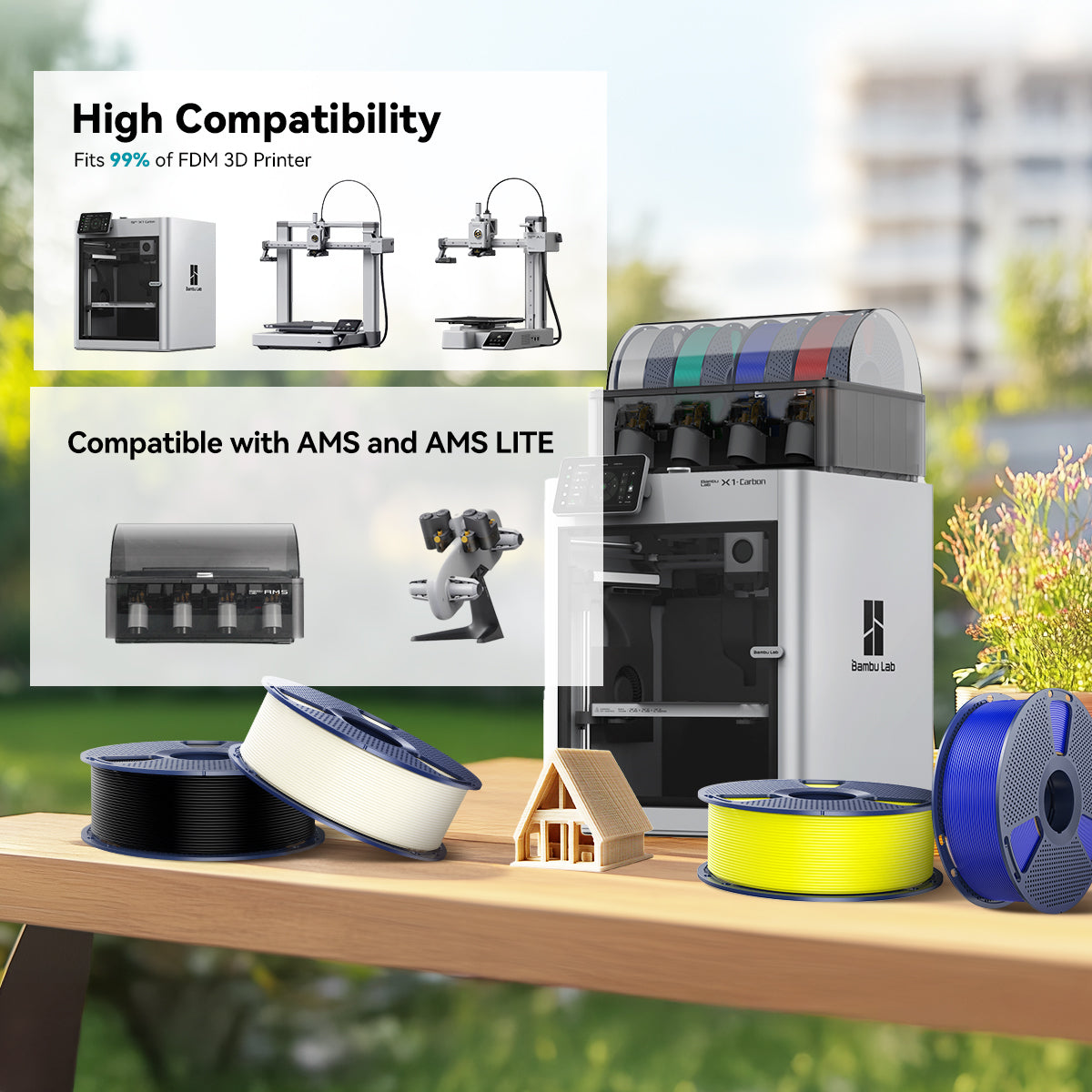 [MOQ: 6KG] PLA+(PLA Plus) 3D Printer Filament 1KG