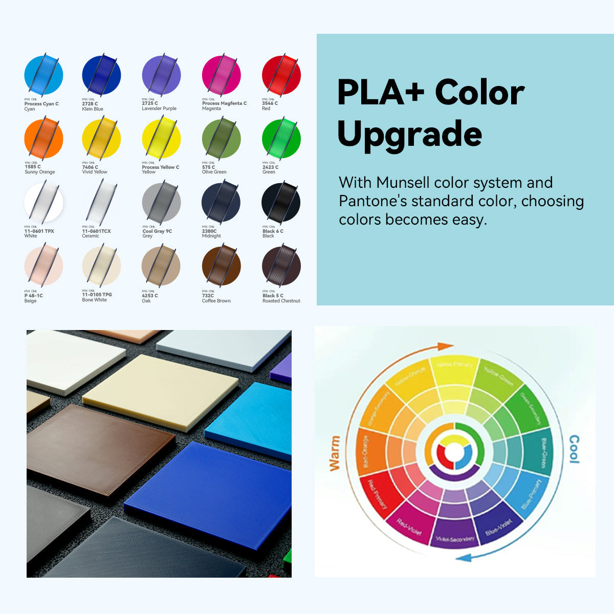 [MOQ: 6KG] PLA+(PLA Plus) 3D Printer Filament 1KG