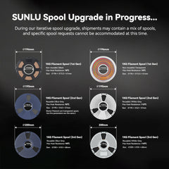 SUNLU Special Filament 1KG, PLA-Glow in Dark, PLA-CF, ASA, EABS, PVB