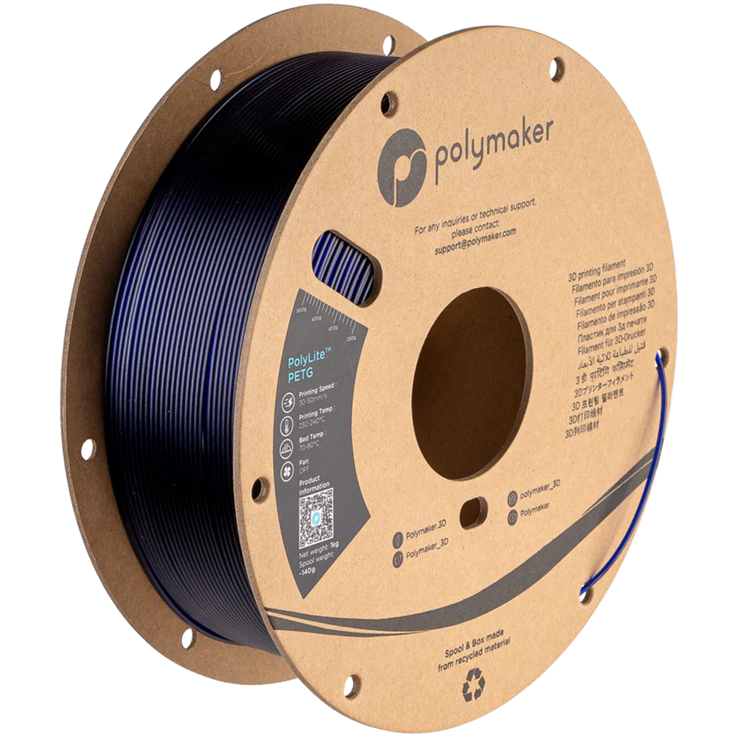 PolyLite™ Translucent PETG