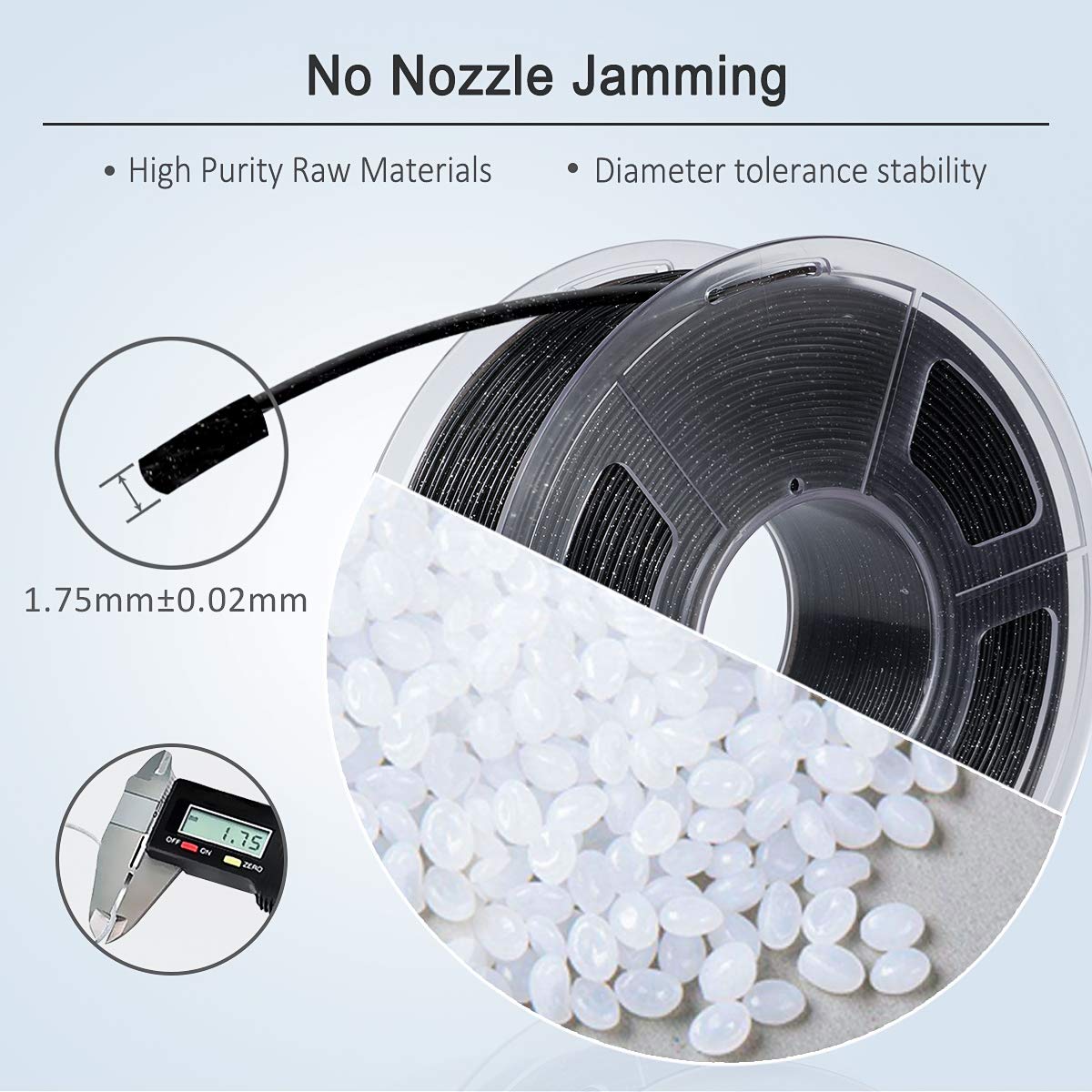 [MOQ: 3KG] Twinkling 3D Printer PLA Filament 1KG