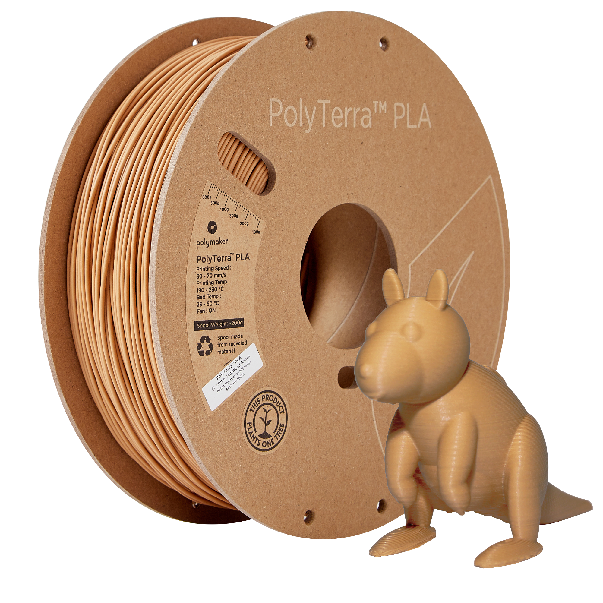 Panchroma™ Matte PLA (Formerly PolyTerra™ PLA)